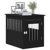 vidaXL Dog Crate Furniture Black Oak 55x75x65 cm Engineered Wood