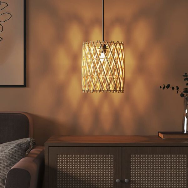 vidaXL Lamp Shade Ø23x28 cm Wicker