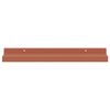 vidaXL Wall Shelf with Shelf 4 pcs Red 40 x 9 x 3 cm Engineered Wood
