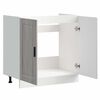 vidaXL Sink Base Cabinet "Porto" Grey Sonoma 80x46x81.5 cm Engineered Wood