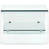 vidaXL Coffee Table Clear 50x45x33 cm Tempered Glass