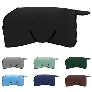 vidaXL Horse Blanket Black Polyester