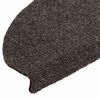 vidaXL Stair Mats Self-adhesive 5 pcs 65x21x4 cm Anthracite Half Round Large