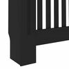 vidaXL Radiator Cover 2 pcs Black 172 x 19 x 81.5cm Engineered Wood