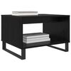 vidaXL Coffee Table Black oak 60 x 50 x 40 cm Engineered wood