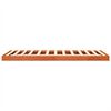 vidaXL Bed Frame without Mattress Wax Brown 120x190 cm Small Double Solid Wood Pine