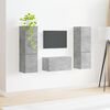 vidaXL TV Cabinet Set 5 pcs Concrete Grey Engineered Wood