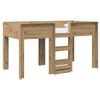 vidaXL Bunk Bed for Kids Artisan Oak 80 x 200 cm Engineered wood