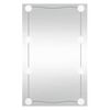 vidaXL Wall Mirror with LED Lights 40x60 cm Glass Rectangle