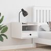 vidaXL Bedside Table 2 pcs White 38 x 36 x 29.5 cm Solid pine wood