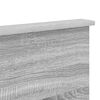 vidaXL Headboard with Headboard Grey Sonoma 200 cm Engineered wood