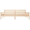 vidaXL Bed Frame without Mattress Solid Wood 200x200 cm