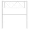 vidaXL Metal Replace Headboard White 90 cm