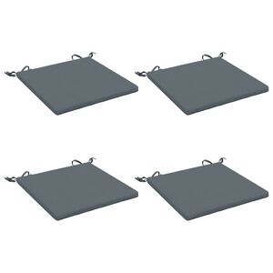 vidaXL 4-Piece Seat Cushions SOEST 4 pcs 100% Polyester Blue