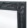 vidaXL Wall Mirror Baroque Style 120x60 cm Black