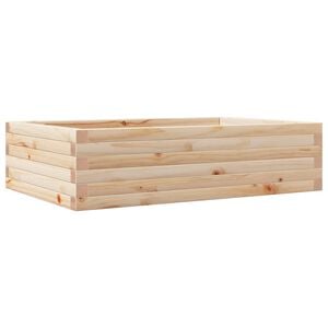 vidaXL Garden Planter 90x60x23 cm Solid Wood Pine