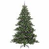 vidaXL Artificial Hinged Christmas Tree Green 210 cm PVC and Steel
