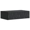 vidaXL Wall-Mounted Side Table Black 59 x 34.5 x 17 cm Engineered Wood