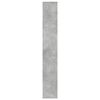 vidaXL Room Divider Bookcase Concrete Grey 67x25x161.5 cm Engineered Wood
