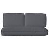 vidaXL Pallet Cushion Set 3 pcs Anthracite 120 x 50 x 12 cm