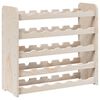 vidaXL Wine Rack 67.5x25x60 cm Solid Wood Pine
