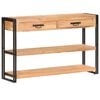 vidaXL Sideboard 120x30x75 cm Solid Acacia Wood