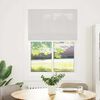 vidaXL Pleated Blind Light Grey 90x100 cm Fabric Width 89.4 cm Polyester