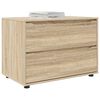 vidaXL Storage Cabinet Sonoma Oak 80 x 48 x 57 cm Engineered Wood