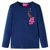 Kids' T-shirt with Long Sleeves Navy Blue 104