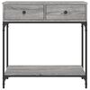 vidaXL Console Table Grey Sonoma 75x34.5x75 cm Engineered Wood