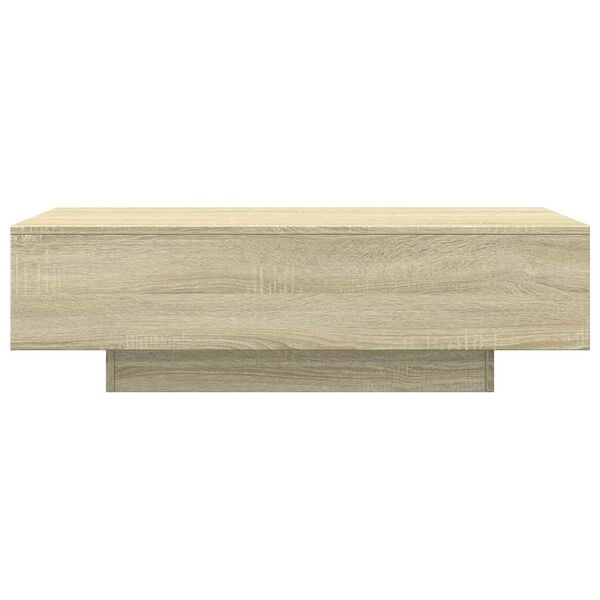 vidaXL Coffee Table Sonoma Oak 100x49.5x31 cm Engineered Wood
