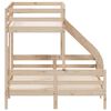 vidaXL Bunk Bed without Mattress 80x200/140x200 cm Solid Wood