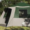 vidaXL Cabin Tent with Roof Green and Grey 500 x 500 x 294 cm