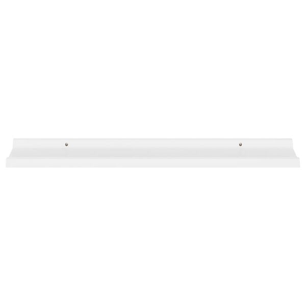 vidaXL Wall Shelves 4 pcs White 80x9x3 cm