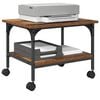 vidaXL Printer Stand Old Wood 50 x 40 x 38 cm Engineered Wood