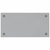 vidaXL Wall-mounted Magnetic Board White 80x40 cm Tempered Glass