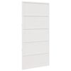vidaXL Barn Door White 100x208 cm Solid Wood Pine