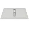 vidaXL Rain Shower Head Stainless Steel 25x25 cm Square