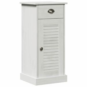 vidaXL Bathroom Cabinet VIGO White 37.5 x 34 x 80 cm Solid Pine wood
