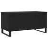 vidaXL Coffee Table Black 90x44.5x45 cm Engineered Wood