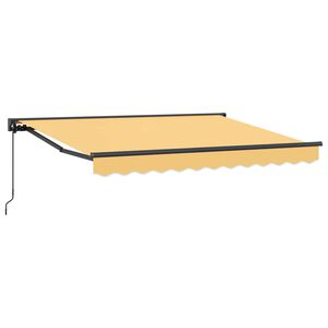vidaXL Manual Retractable Awning Sand 3.5 x 2 m
