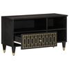 vidaXL TV Cabinet 80x33x46 cm Solid Wood Mango