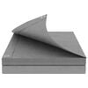 vidaXL Tarpaulin with Eyelets Light Grey 6 x 6 m 260 gsm PE