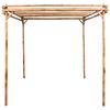 vidaXL Pergola Bamboo 195x195x195 cm