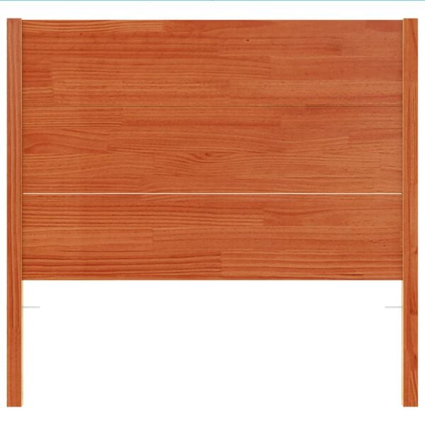 vidaXL Headboard Wax Brown 100 cm Solid Wood Pine