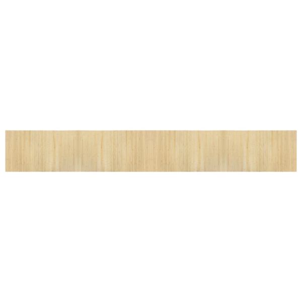 vidaXL Rug Rectangular Light Nature 60x400 cm Bamboo