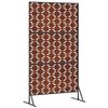 vidaXL Privacy Screen Grey 100 x 50 x 180 cm Weathering Steel
