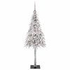 vidaXL Christmas Tree with 300 LEDs White 180 cm PE and Steel