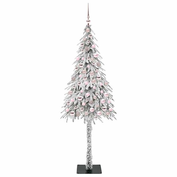 vidaXL Christmas Tree with 300 LEDs White 180 cm PE and Steel
