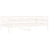 vidaXL Day Bed without Mattress White Solid Wood Pine 90x200 cm
